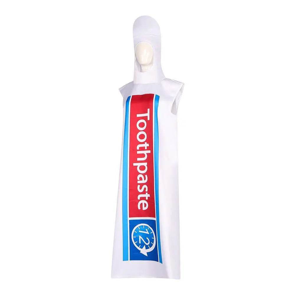 Toothpaste Toothbrush Funny Costume Halloween Cosplay For Adults - zzcosplay