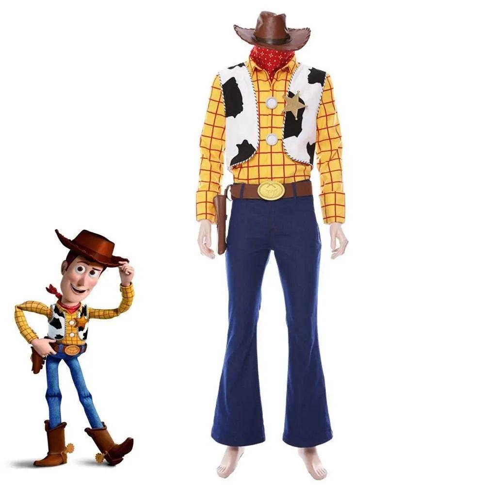 Toy Story 4 Woody Costume Full All set Halloween For Men Adult - zzcosplay