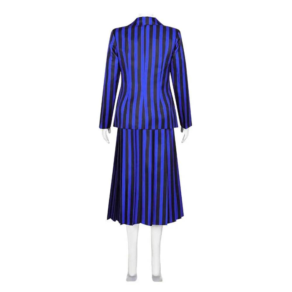 Wednesday Costume The Addams Family Cosplay Costumes Skirt Suit For Women - zzcosplay