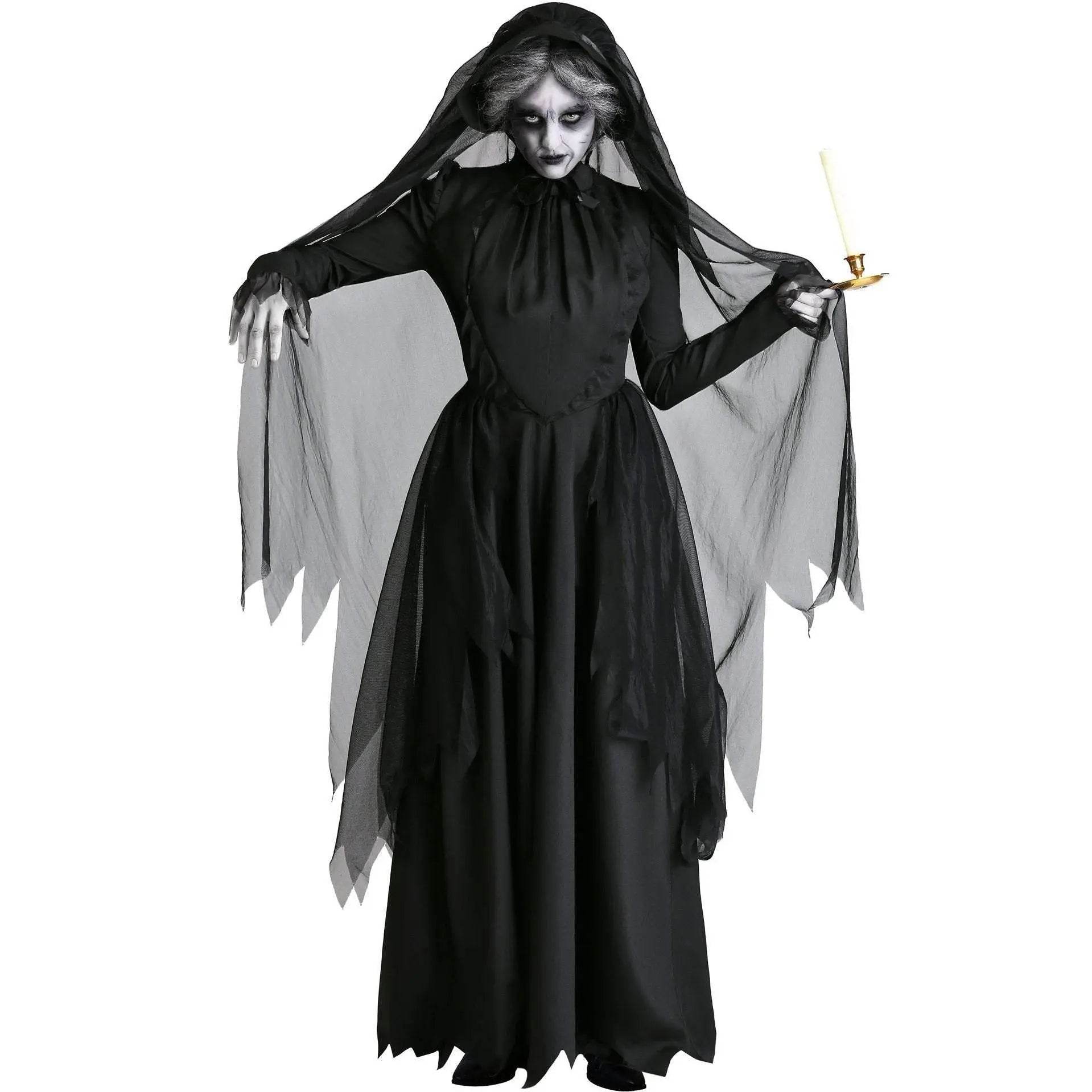 Witch ghost bride costume halloween cosplay - zzcosplay