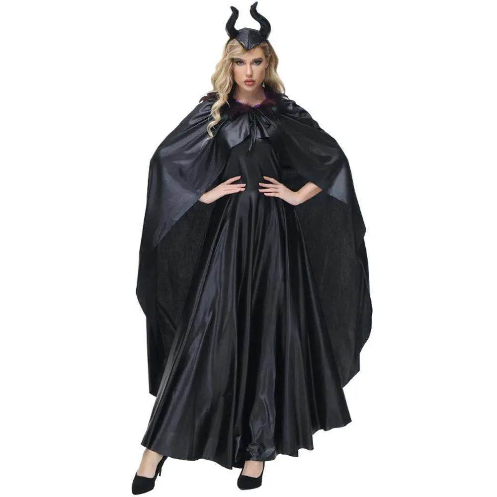 Women's Maleficent Dark Queen costume suit Cosplay Halloween Costumes for adult - zzcosplay