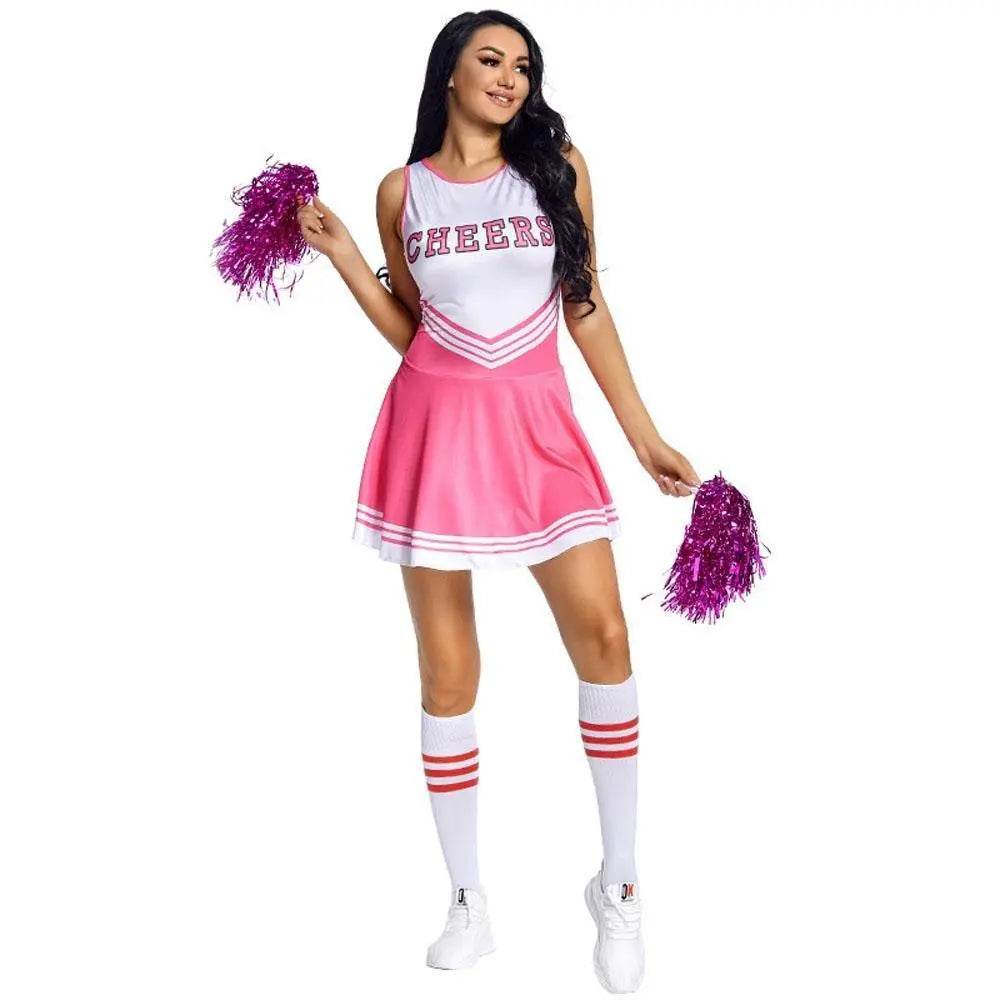 World Cup cheerleaders uniforms Costume football baby with socks - zzcosplay