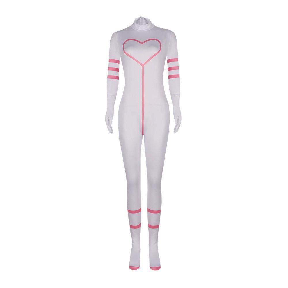 Angel Dust Hazbin Hotel Jumpsuit Carnival Cosplay Costume For Adult - zzcosplay