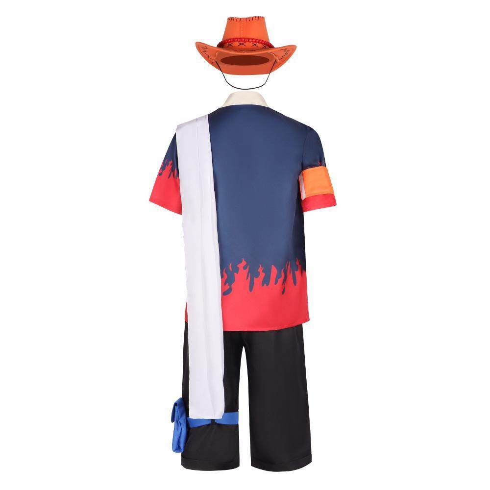 Animation costume Nautical King Fire Fist Ace full cosplay costume stage performance - zzcosplay