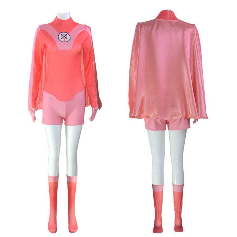 Atom Eve Invincible Costume Bodysuit Zentai Hero Cloak Cosplay - zzcosplay
