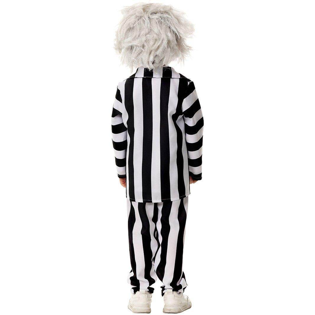 Beetlejuice Family Cosplay Costume Halloween Matching Outfits for Kids - zzcosplay