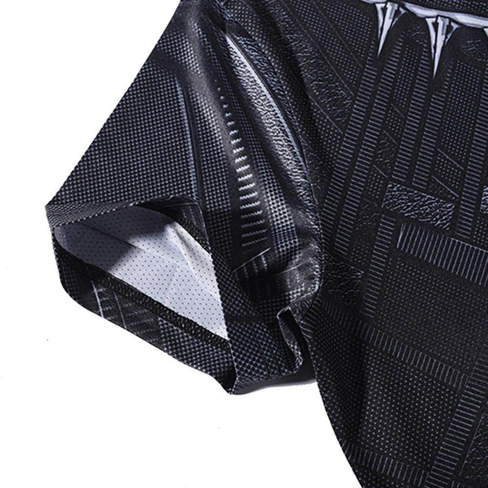 Black Panther Men T shirt Short Sleeve Running Fitness Tee Top - zzcosplay