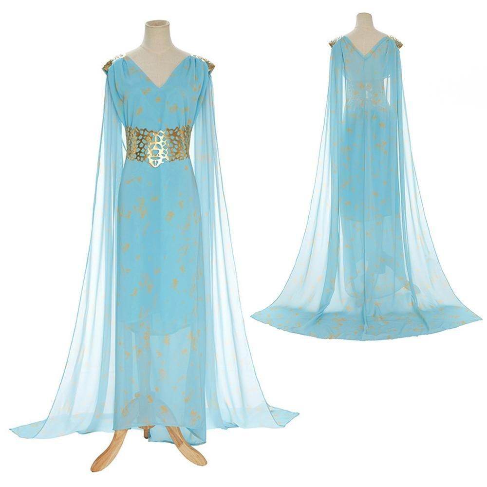 Daenerys Targaryen Costume Women party dress Game of Thrones - zzcosplay