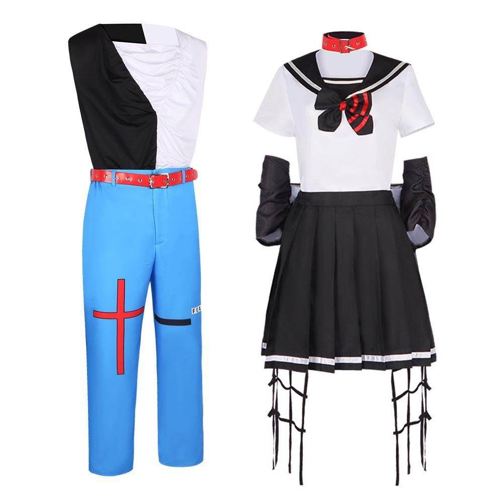 Dead Mount Death Play Shinoyama Poruka Sakimiya Misaki Anime Cosplay Costume Outfits Halloween Carnival Suit - zzcosplay