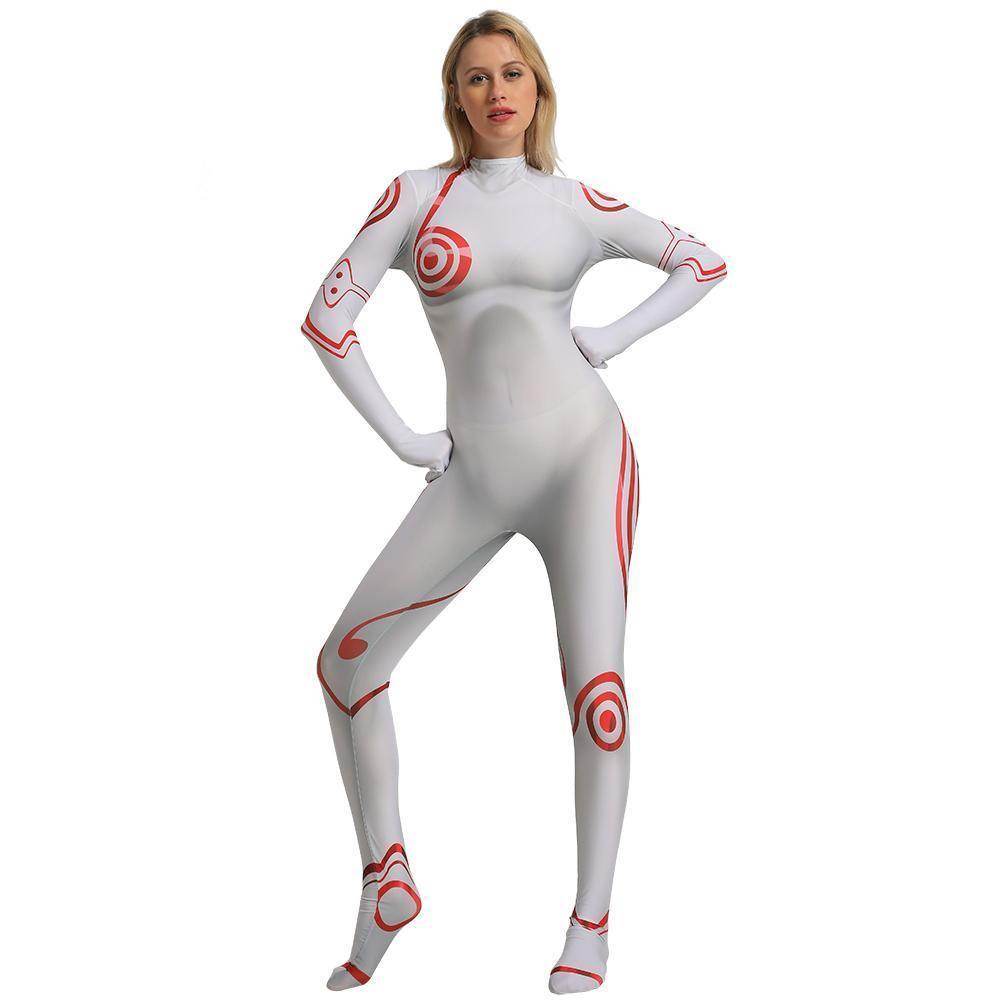 Deadman Wonderland Shiro Cosplay Costume Zentai Bodysuit for Halloween Party - zzcosplay