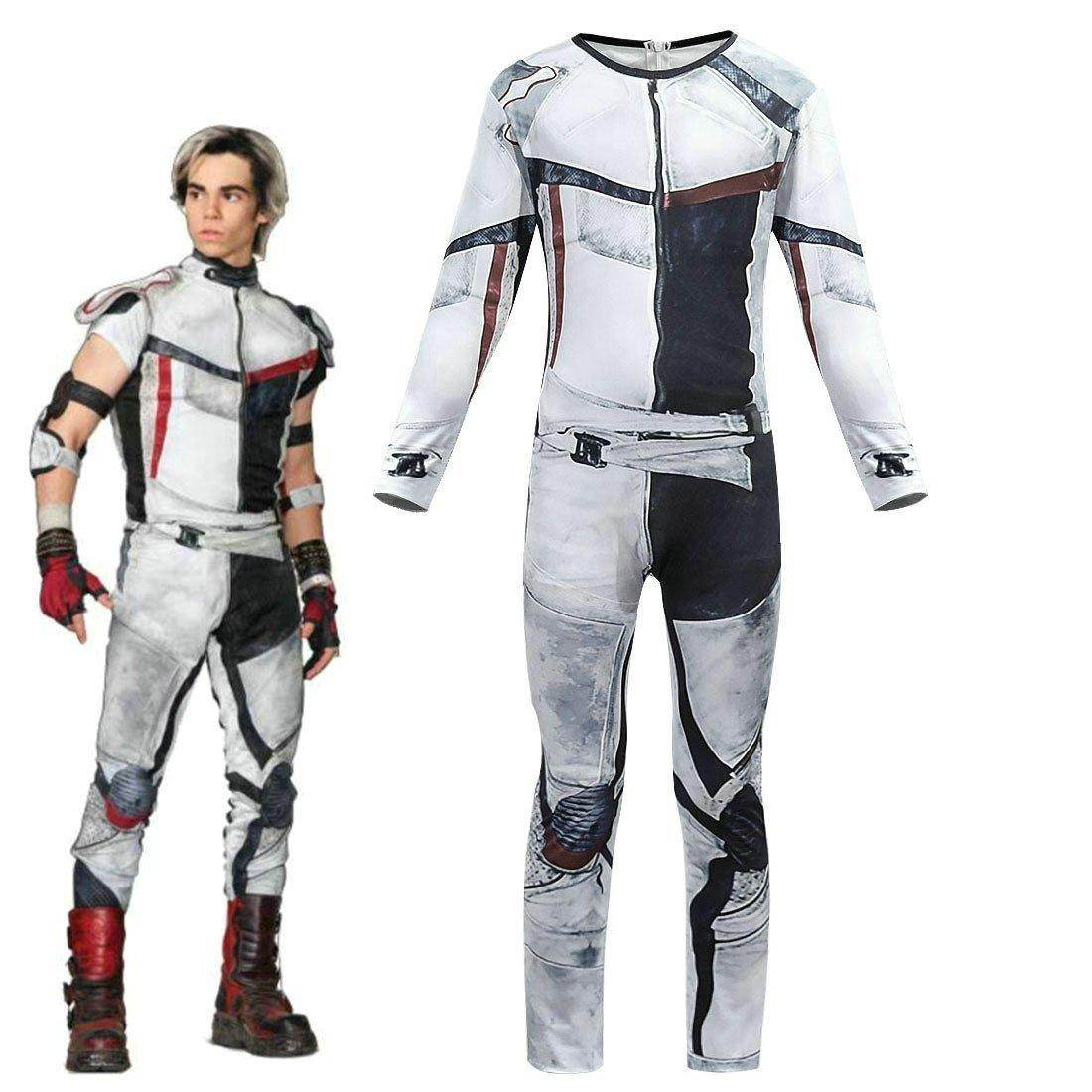 Descendants 3 Jay Carlos Cosplay Costume Bodysuit for Adult Kid - zzcosplay