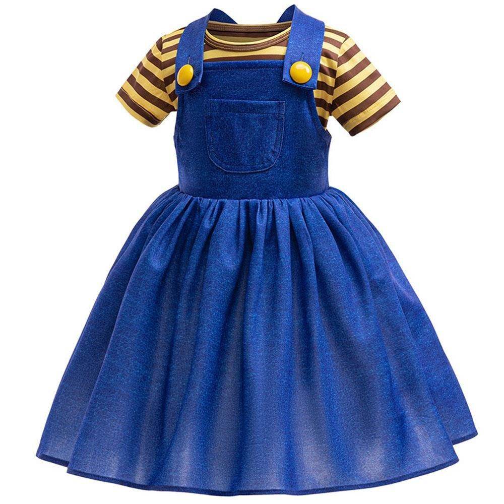 Despicable Me Agnes Costume Cosplay Dress Halloween Party Outfit - zzcosplay