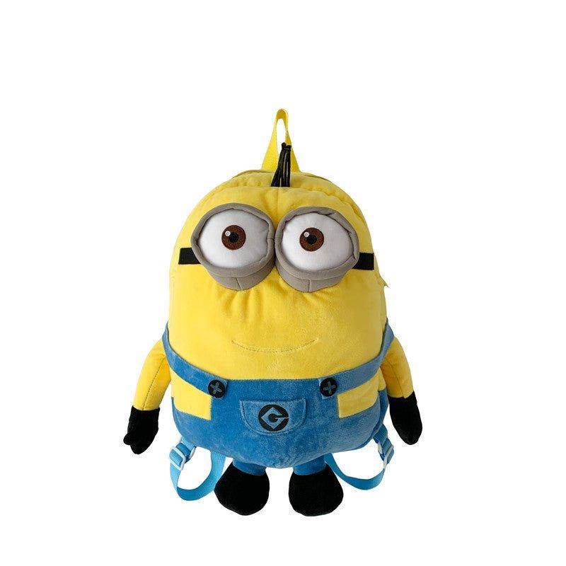 Despicable Me Minions Plush school bag large capacity student cartoon backpack - zzcosplay