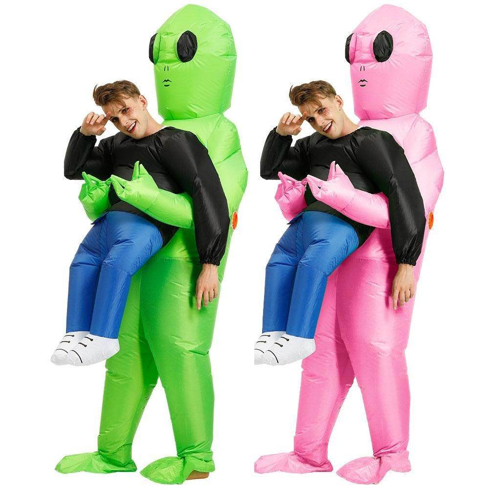 Funny inflatable Alien costume Halloween Party for Adult Kids - zzcosplay