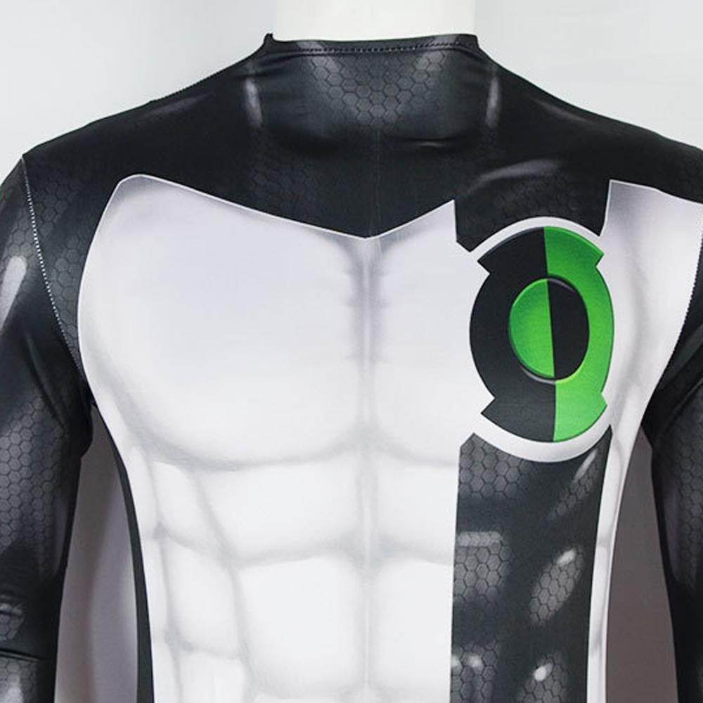 Green Lantern Movie Kyle Rayner Adult Zentai Jumpsuit Cosplay Costume Carnival - zzcosplay