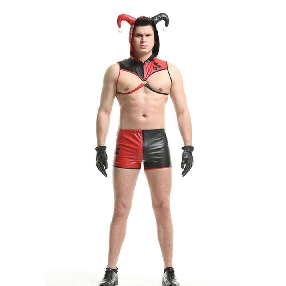 Harley Quinn Suicide Squad Joker Costume Cosplay Nightclub Halloween For Men Lingiere - zzcosplay