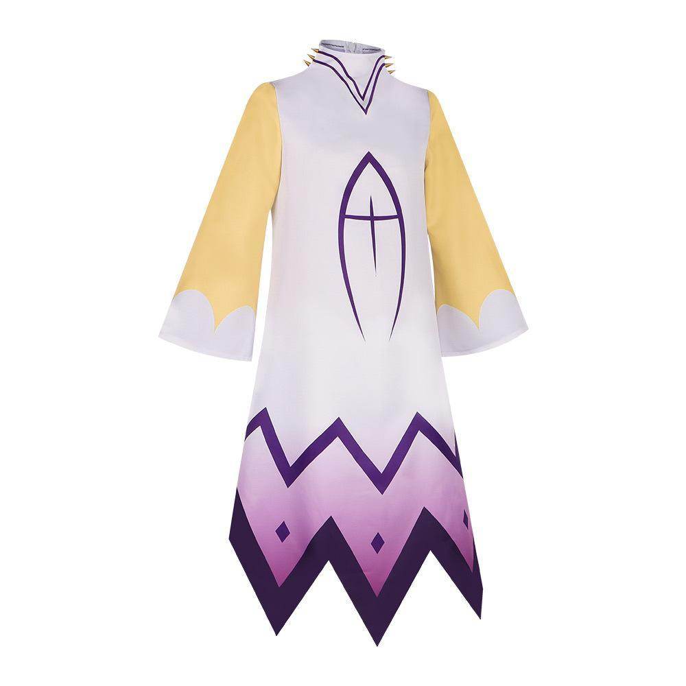 Hazbin Hotel Adam Cosplay Adam Robe Gloves Outfit Halloween - zzcosplay