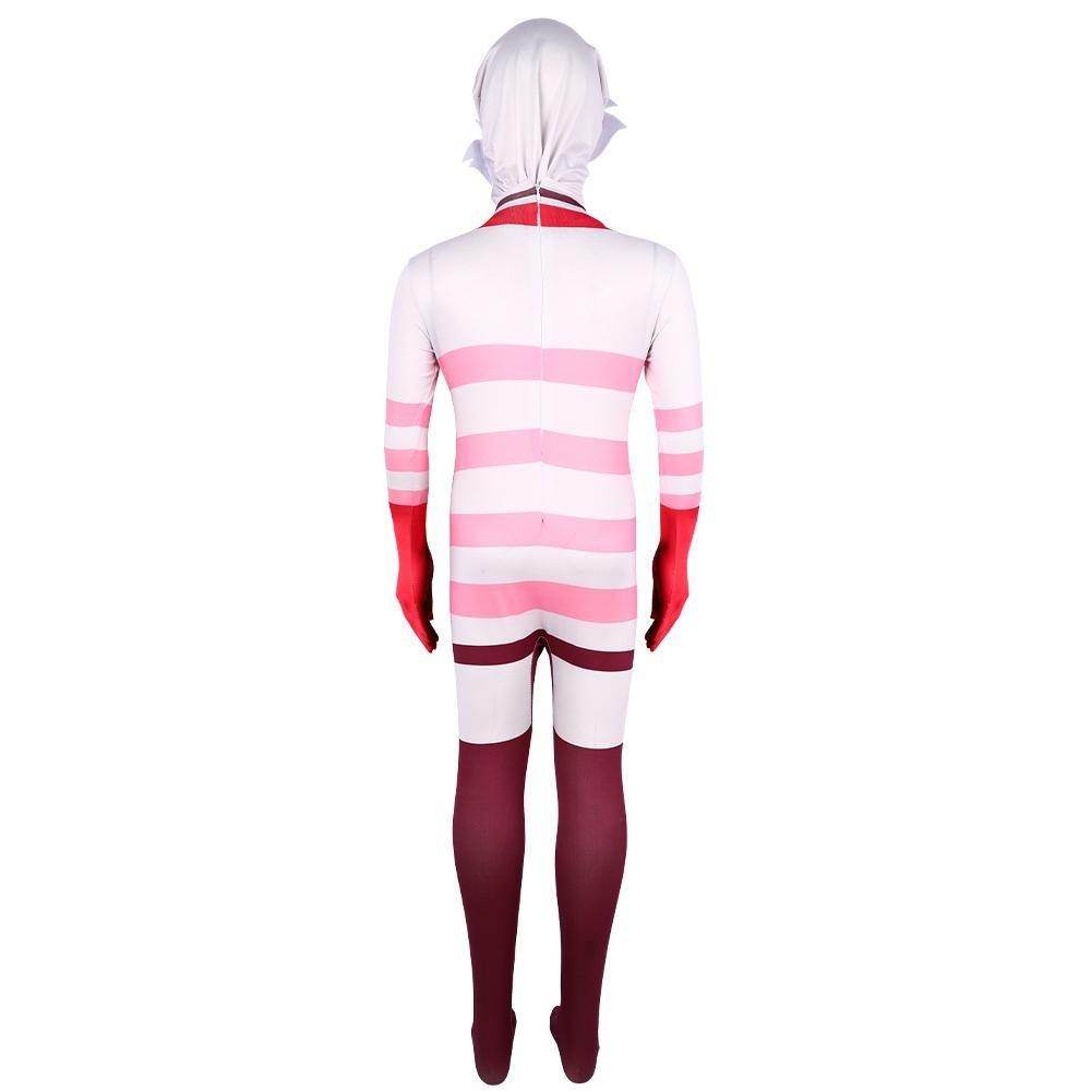 Hazbin Hotel Angel Dust AD Jumpsuit Adult Kids Cosplay Costume Carnival - zzcosplay