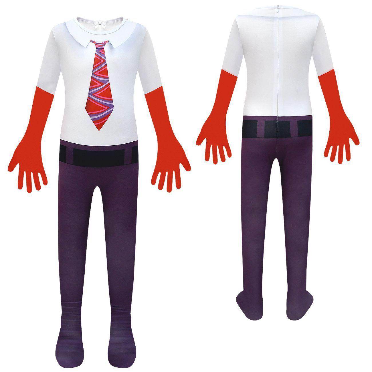 Inside Out Anger Cosplay Jumpsuit for Boys Kids' Zentai Costume - zzcosplay