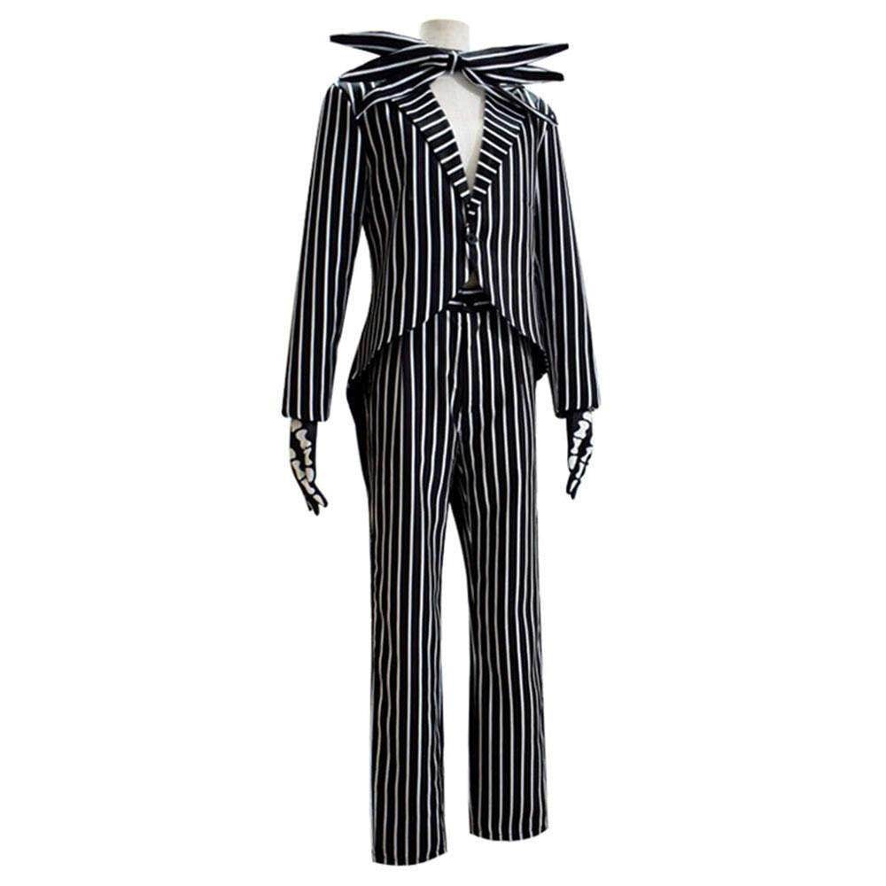 Jack Skellington Couples Costume Nightmare Before Christmas For Women Men - zzcosplay
