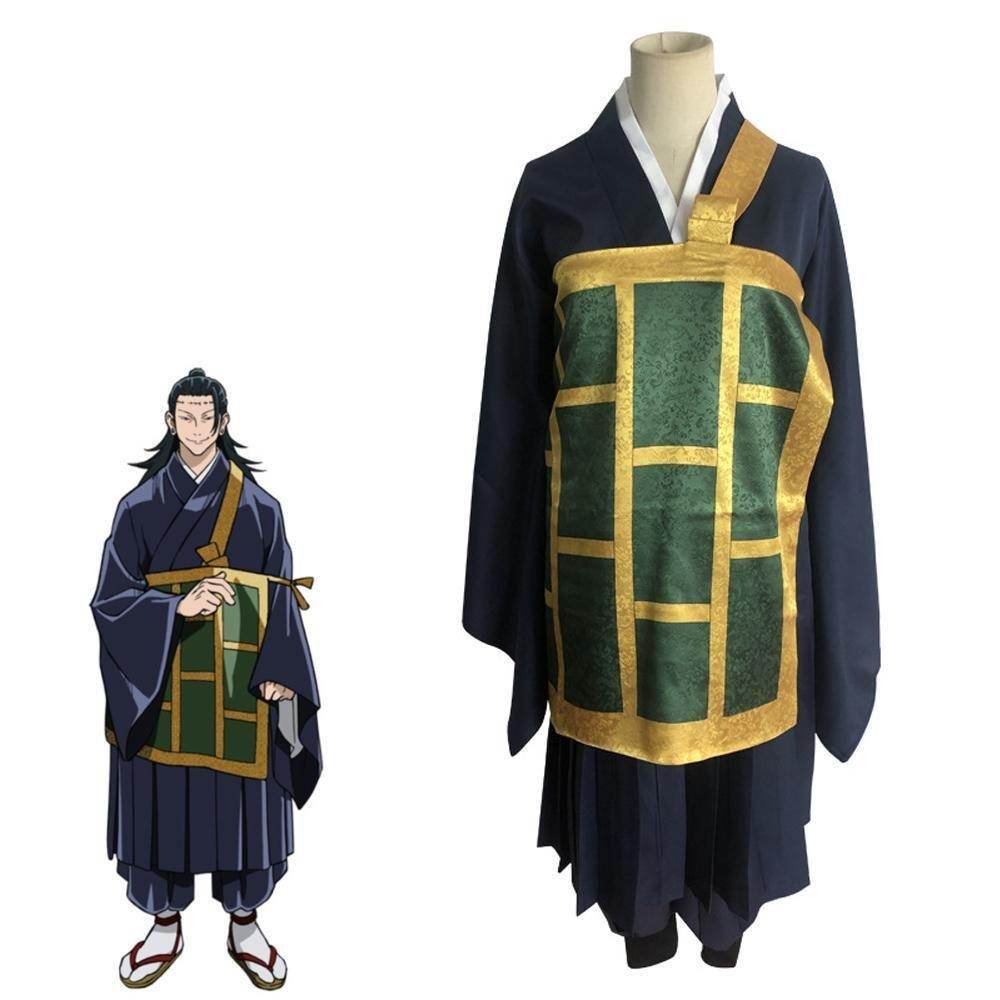 Jujutsu Kaisen Costumes Geto Suguru Cos Outfit Anime Cosplay School Uniform - zzcosplay