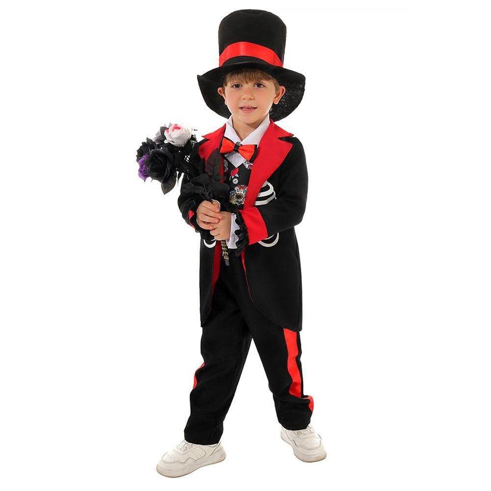 Kids' Day of the Dead Cosplay Costume Doomsday Revenant Halloween Party Outfit - zzcosplay