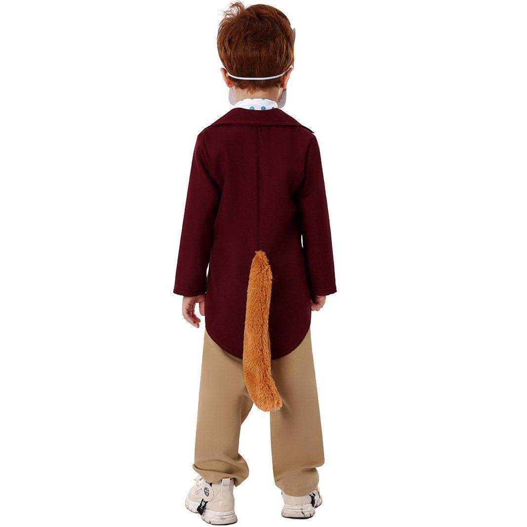 Kids Fantastic Mr. Fox Animal Halloween Cosplay Party Costumes - zzcosplay
