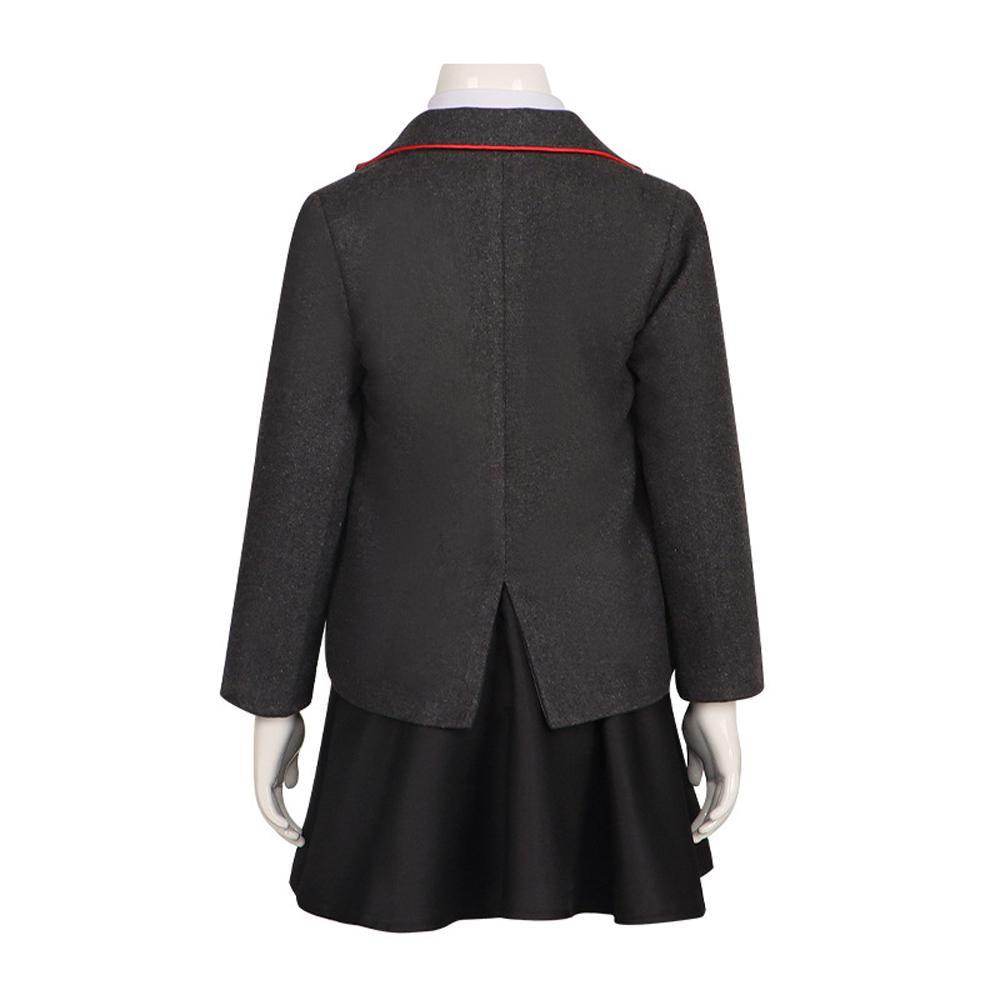 Kids Matilda Musical Cosplay Costume Outfit Girls School Uniform Suit Jacket Shirt Skirt Tie Party Stage Full Set - zzcosplay