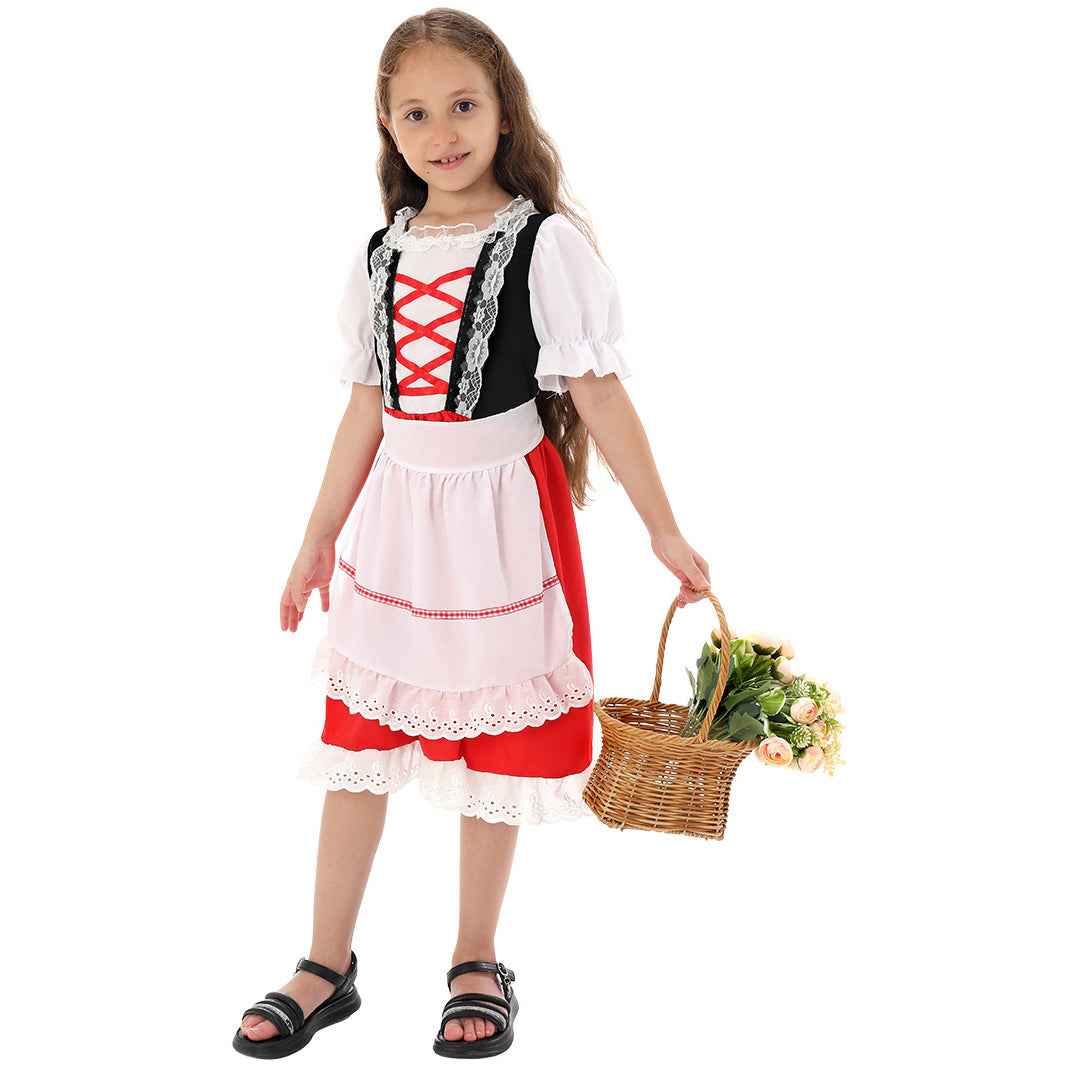 zzcosplay Little Red Riding Hood and Big Bad Wolf Costumes for Kids