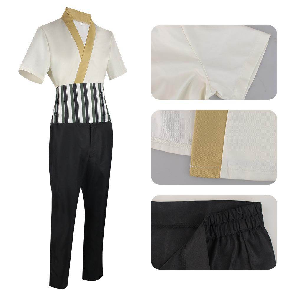 live Movie One Piece Roronoa Zoro Cosplay Costume Whole Set - zzcosplay