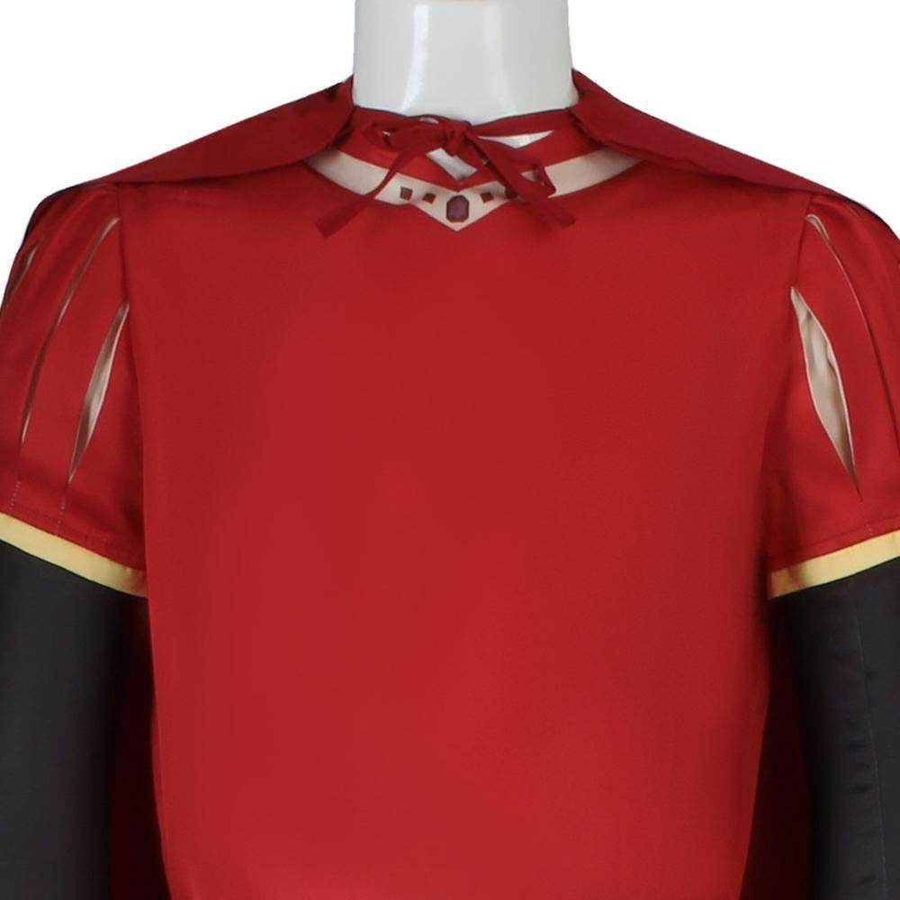 Lord Farquaad Halloween Cosplay Costume Shrek Red Robe Cape - zzcosplay