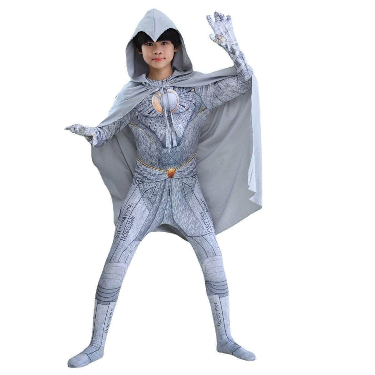 Moon Knight Drax Cosplay Costume Halloween Jumpsuit Outfit Suit Dress Up For Kids - zzcosplay