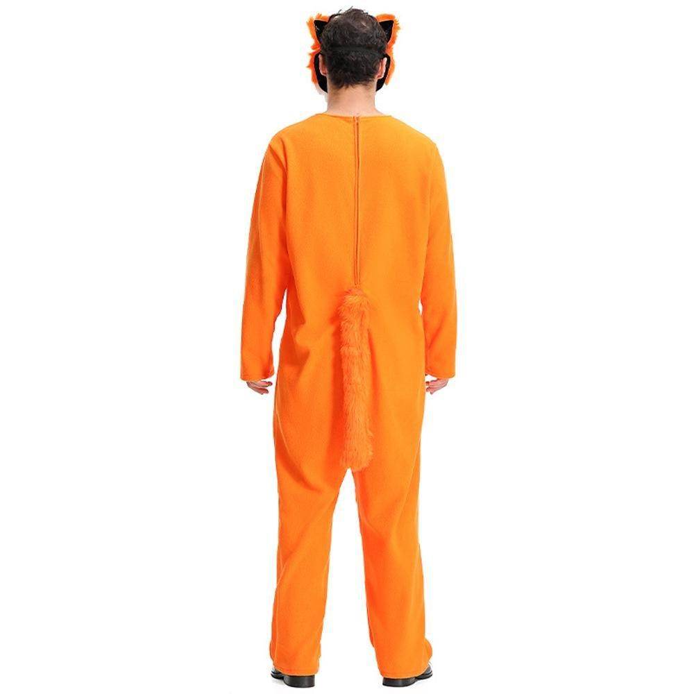 Mr. Sly Fox Animal Adult Jumpsuit Cosplay Costume Carnival - zzcosplay