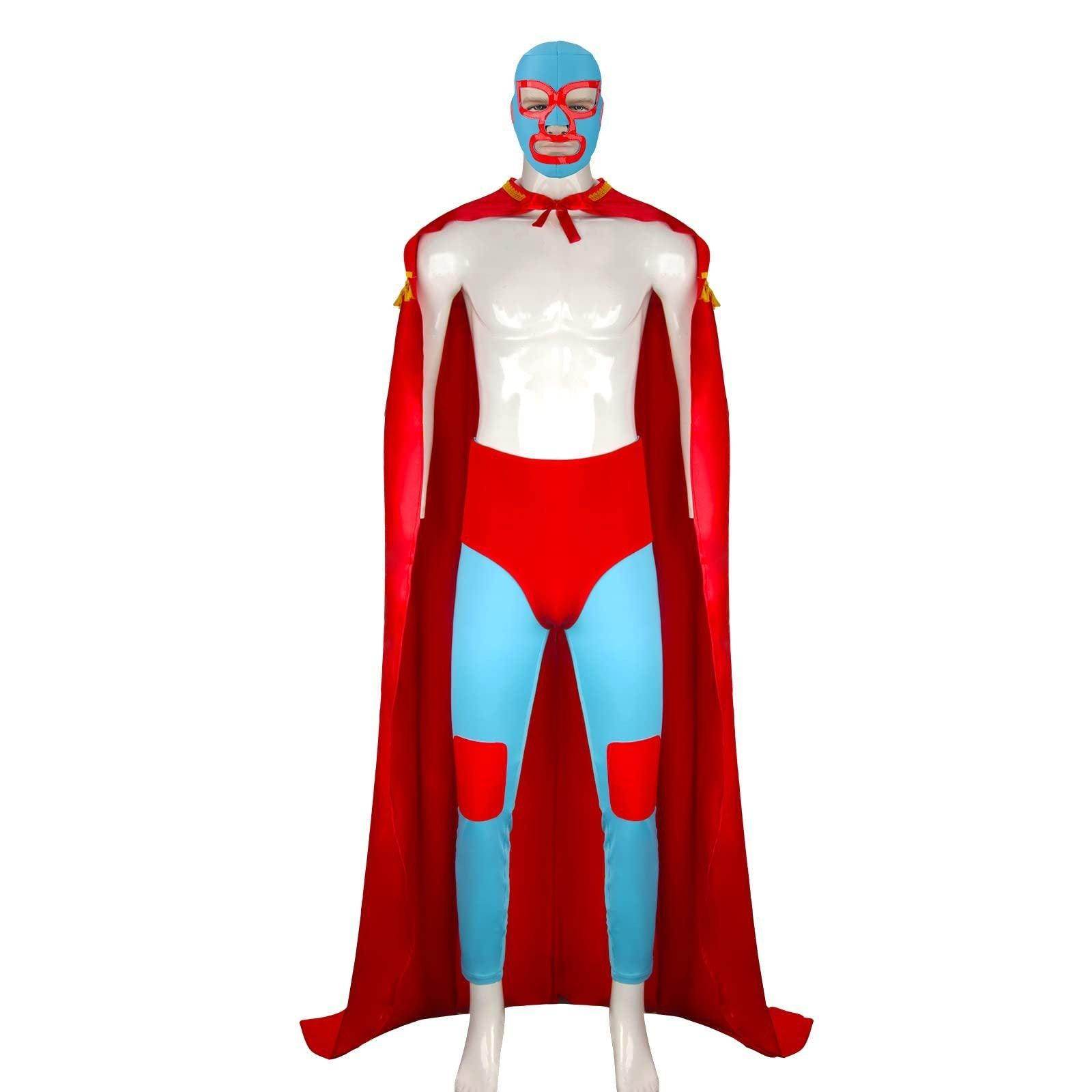 Nacho Libre Costume for Adults with Cape Headgear - zzcosplay