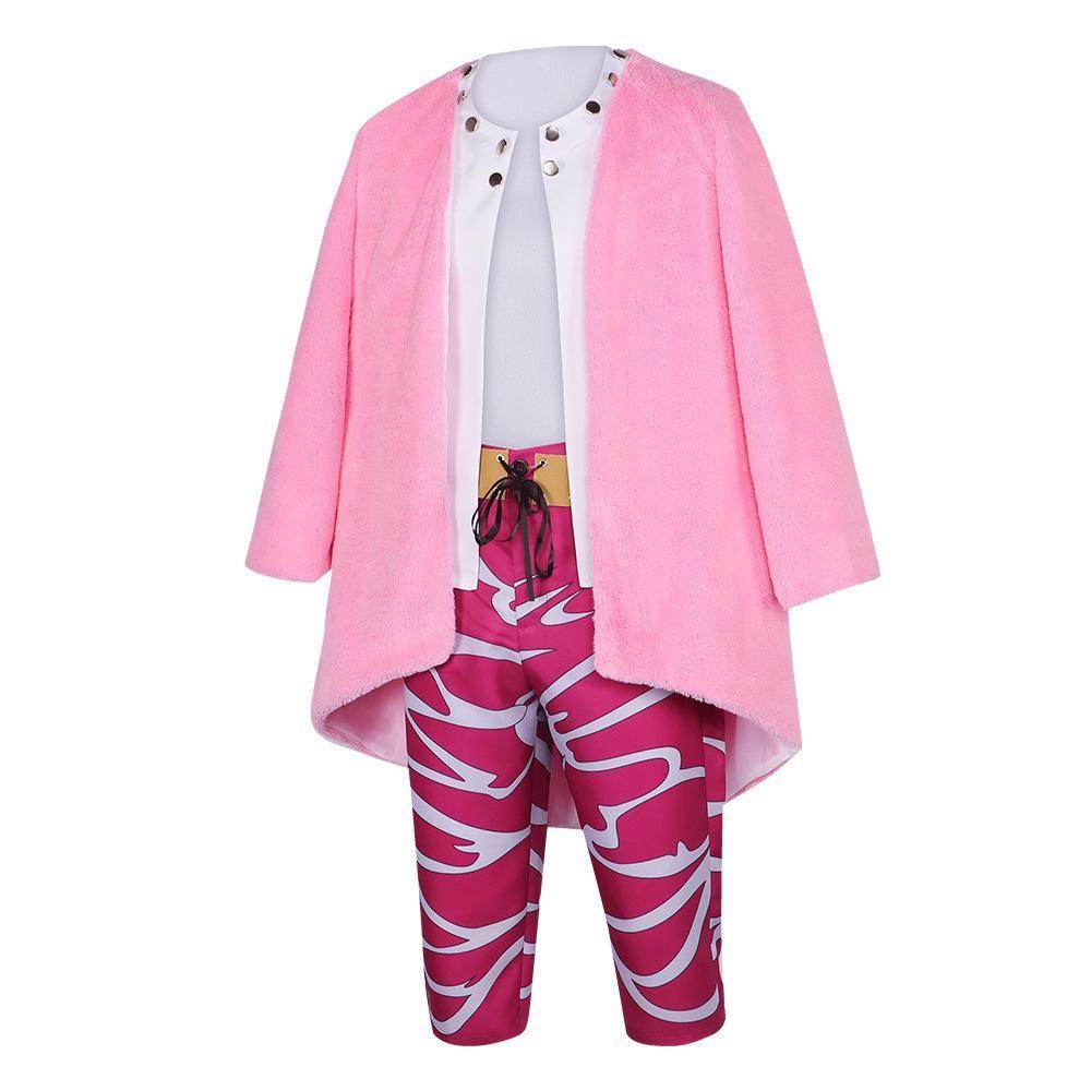 One Piece Donquixote Doflamingo Cosplay Costume Outfits Halloween Carnival Suit - zzcosplay