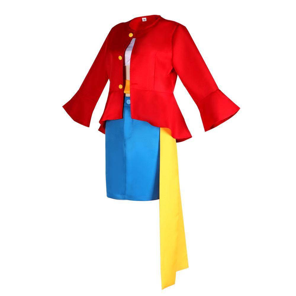 One Piece Wano Country Anime Monkey D. Luffy Costume Party Carnival Cosplay Full Set - zzcosplay