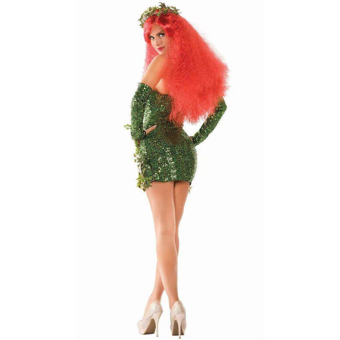 poison ivy costume women dress Halloween - zzcosplay