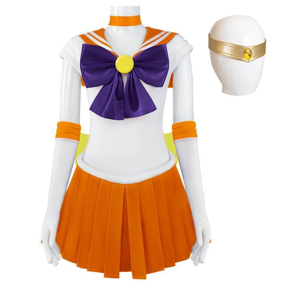Sailor Moon Minako Aino Costume Uniform Cosplay Dress Outfits Halloween Suit - zzcosplay
