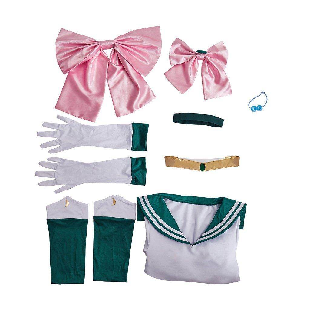 Sailor Moon Sailor Neptune Kaiou Michiru Costume Uniform Cosplay Dress Outfits Halloween Suit - zzcosplay