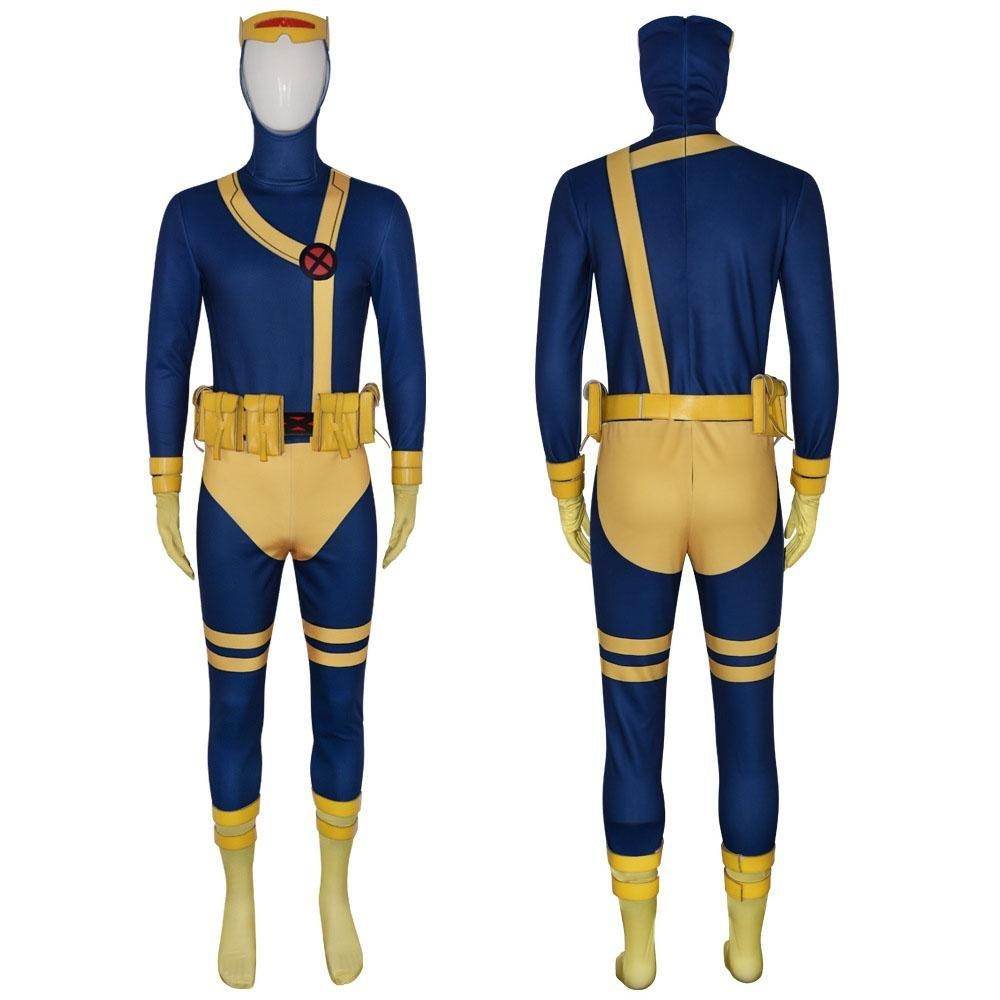 Scott Summers X-Men Cosplay Costumes Carnival Party Outfits Full Set For Adult - zzcosplay