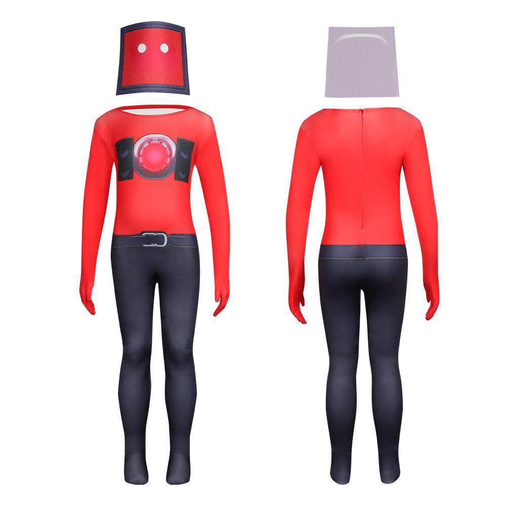 Skibidi Toilet Game Kids Cosplay Costume Jumpsuit Halloween Carnival Suit - zzcosplay
