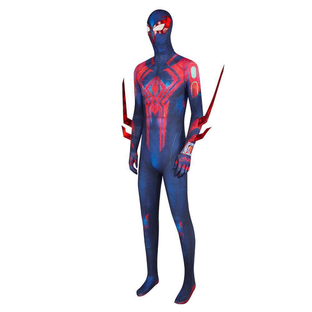 SpiderMan Across the Spider Verse Miguel O'Hara 2099 Zentai Costume Cosplay Outfits Halloween Carnival Suit Adults - zzcosplay