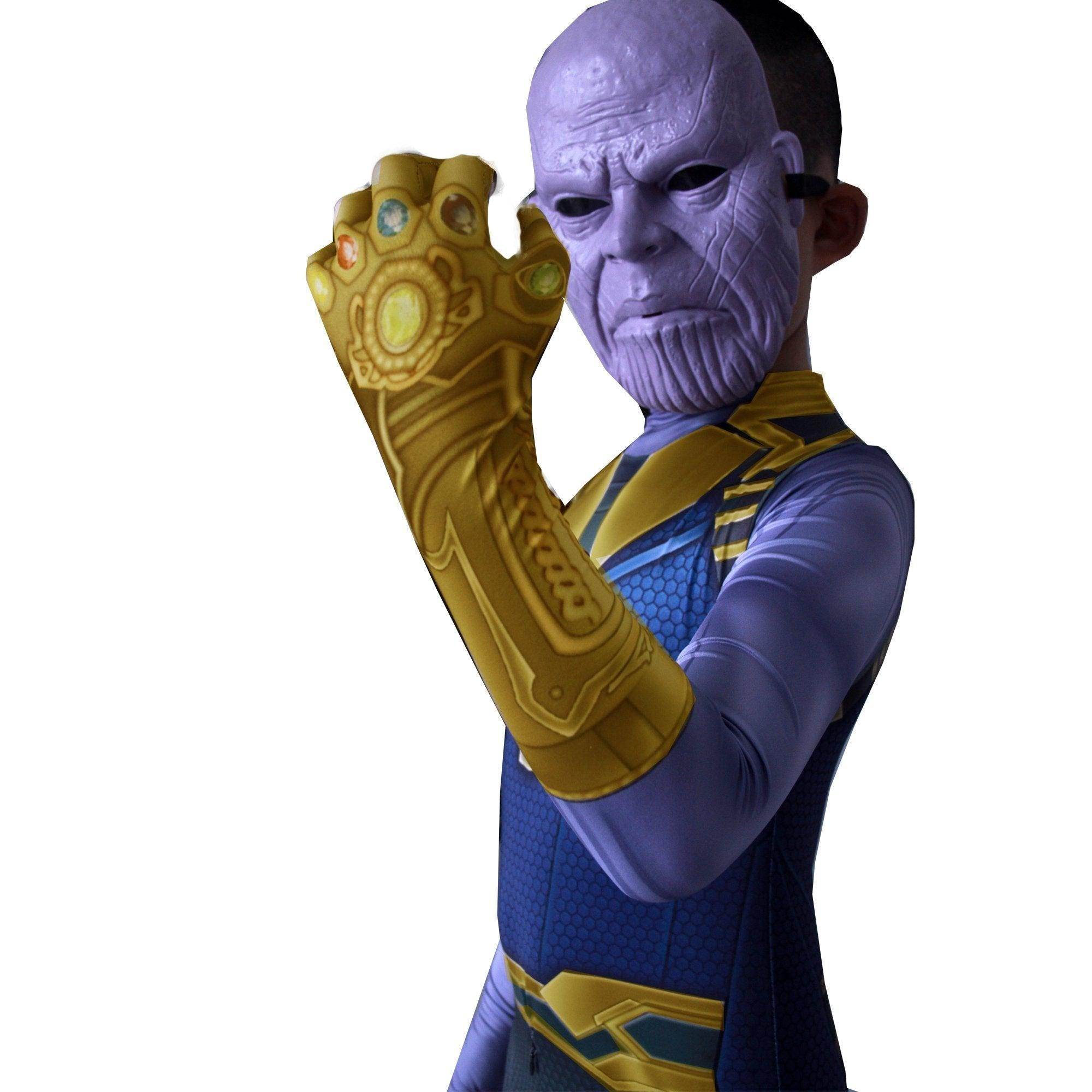 Thanos costume Jumpsuit bodysuits Avengers 4 with mask party cosplay Hallowwen - zzcosplay