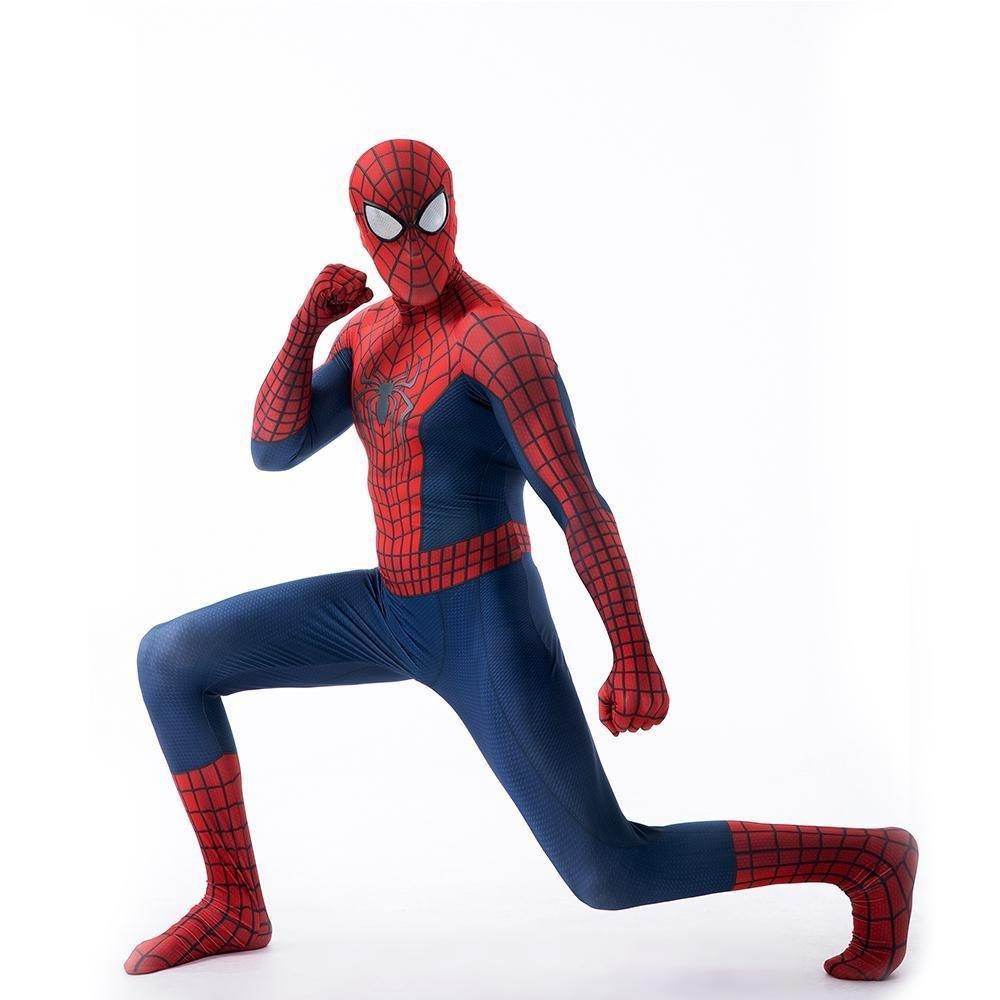 The Amazing Spider-Man Peter B Parker Costume Cosplay Jumpsuit Halloween Zentai For Adult Kids - zzcosplay