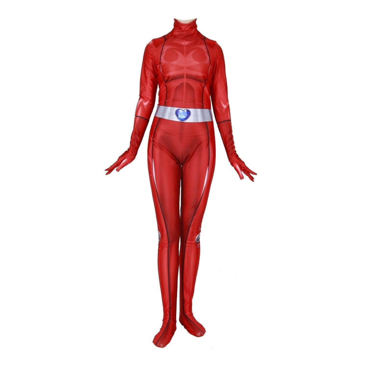 Totally Spies Giantess Costume Jumpsuit Anime Cosplay for Adult Kids - zzcosplay