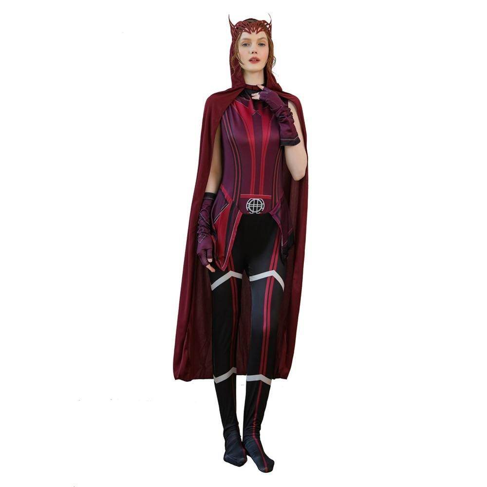 Wanda Scarlet Witch Hero Costume for Women - zzcosplay