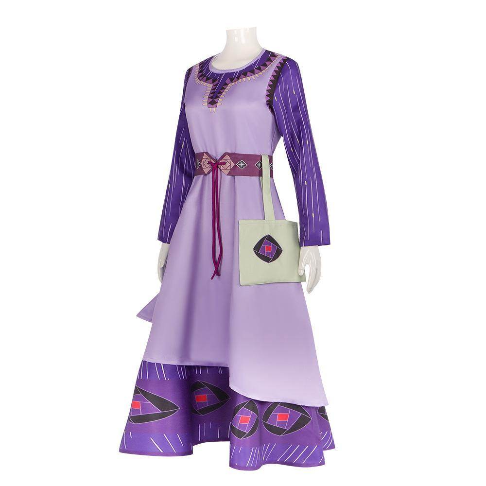 Wish Asha Anime Cosplay Costume Outfits Halloween Carnival Suit - zzcosplay