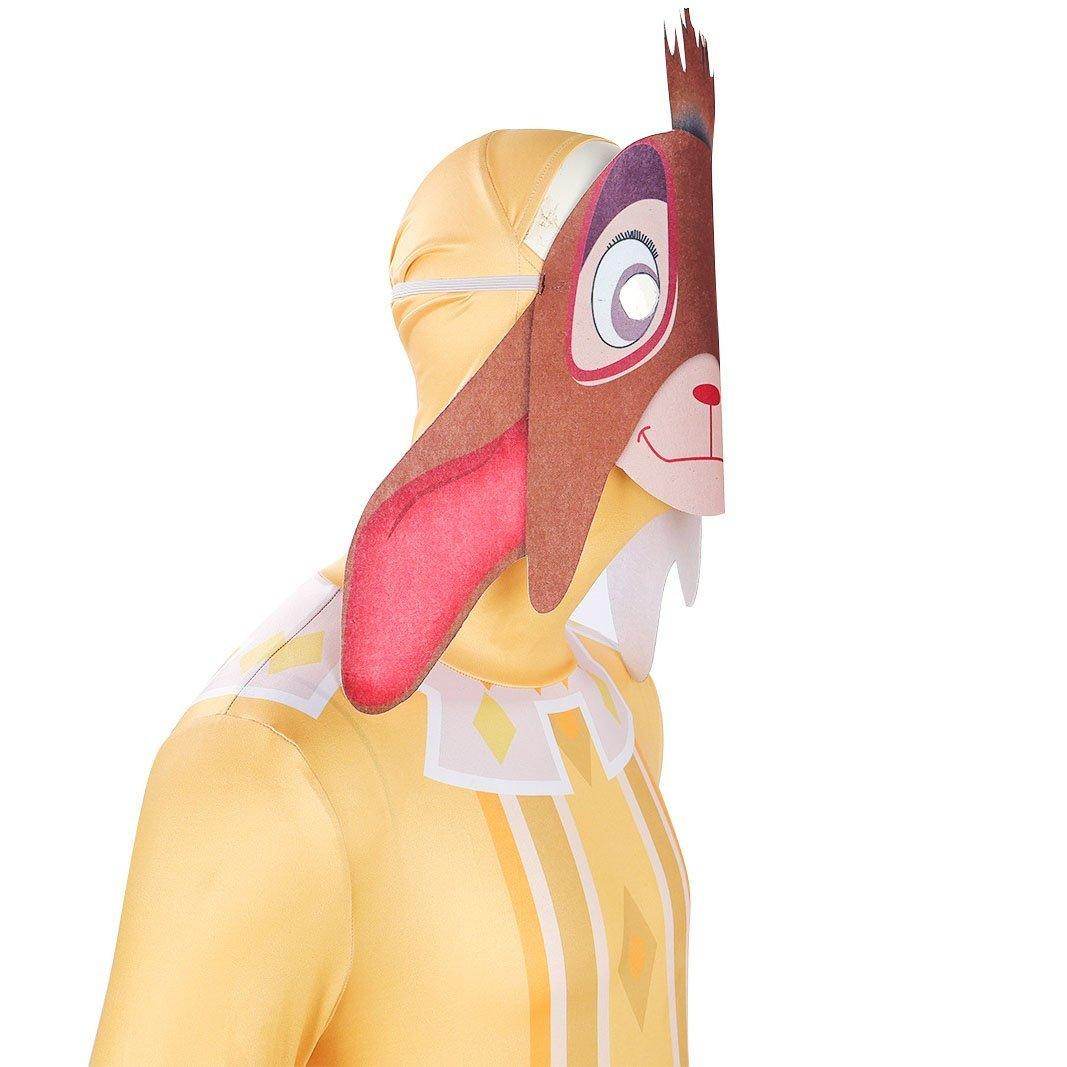 Wish Asha Valentino Cosplay Costume Adult Sheep Jumpsuit with Mask - zzcosplay
