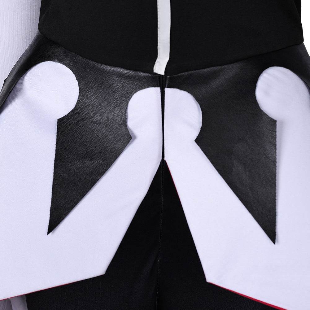 Hazbin Hotel Carmilla Carmine Cosplay Costume Women Black Jumpsuit Party Carnival - zzcosplay
