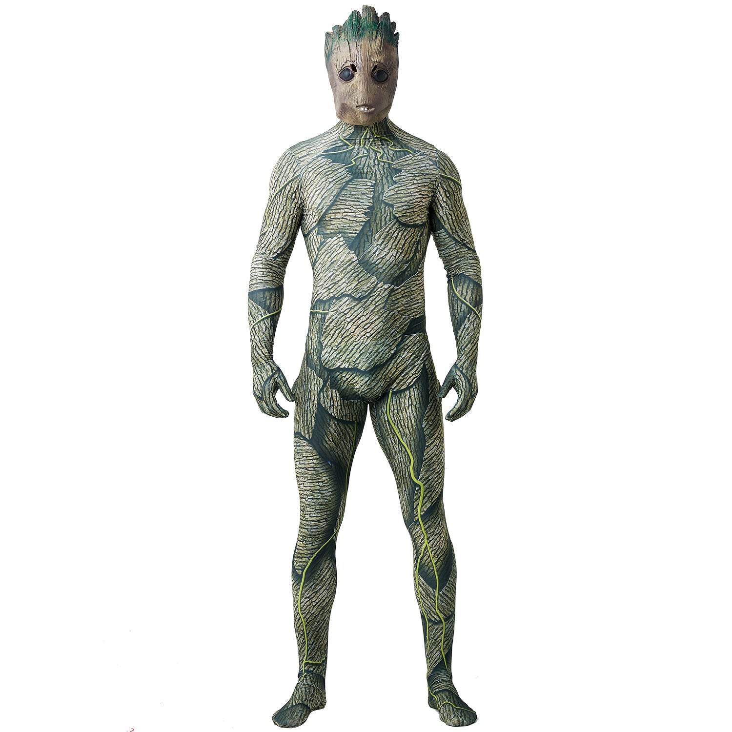 Groot Cosplay Costume Jumpsuit Zentai Party Carnival - zzcosplay